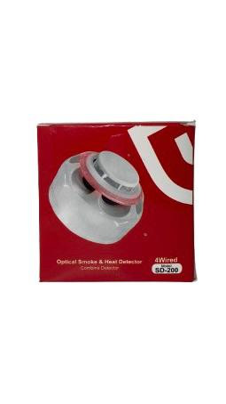 سنسور دود و حرارت چهار سیمه مدل SD-200 | سنسور هوشمند تشخیص حریق