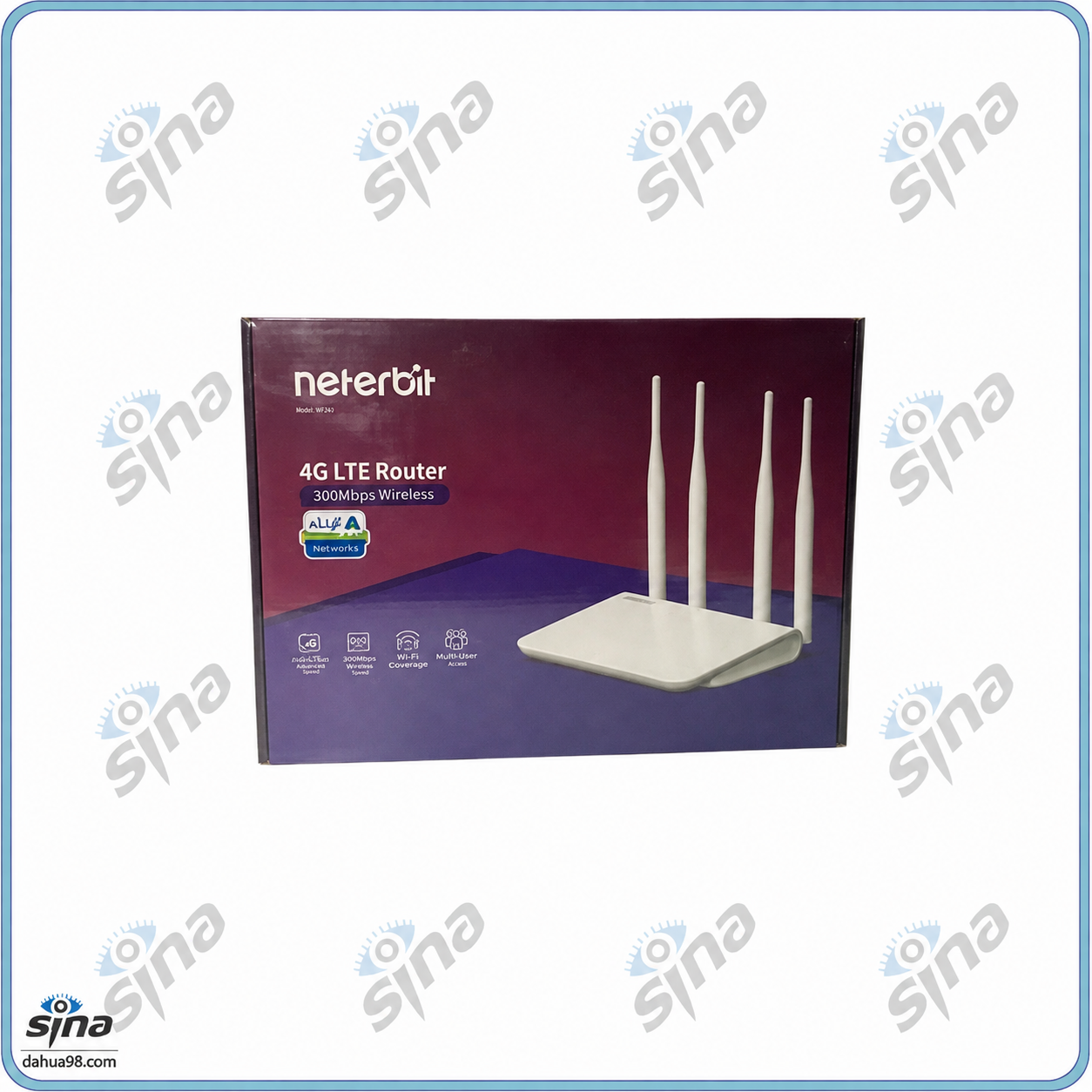 مودم سیمکارتی نتربیت مدل NW-431F/ مدم روتر/4G LTE Roter/ مودم روتر سیمکارتی/Neterbit Router/ 4G LTE Router